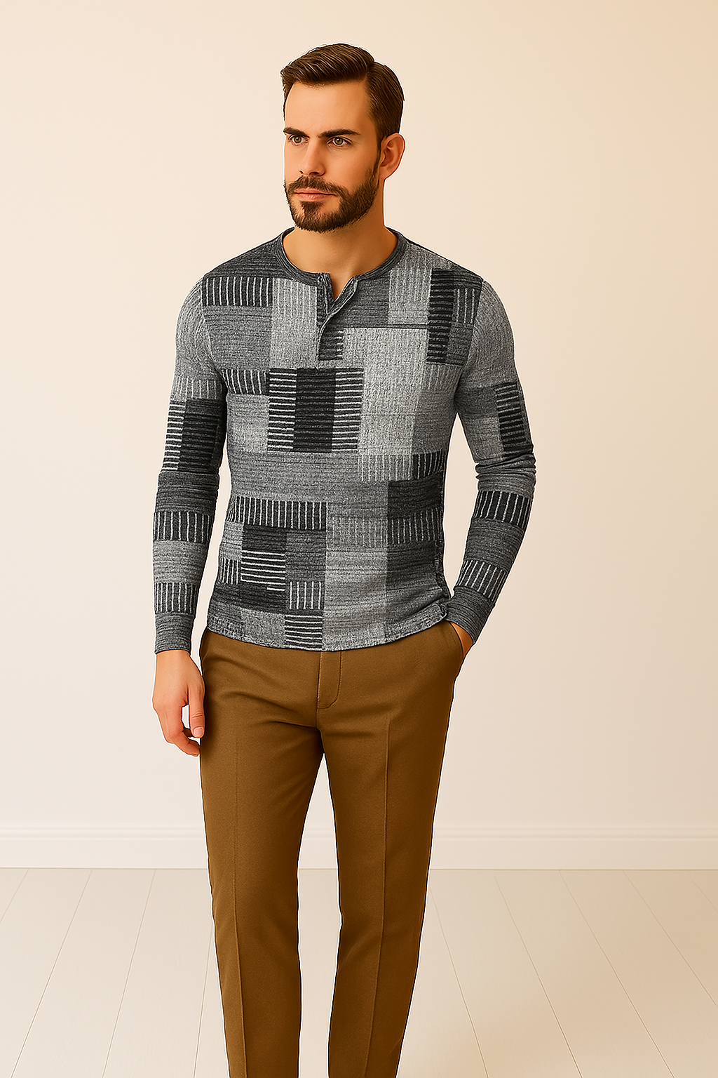 Lánsoir - Chic jersey de hombre