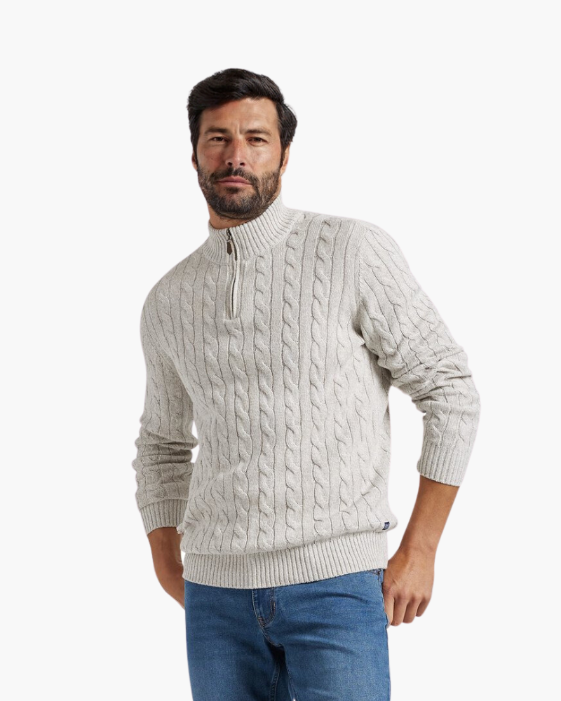 Jersey Verbier con medio cremallera