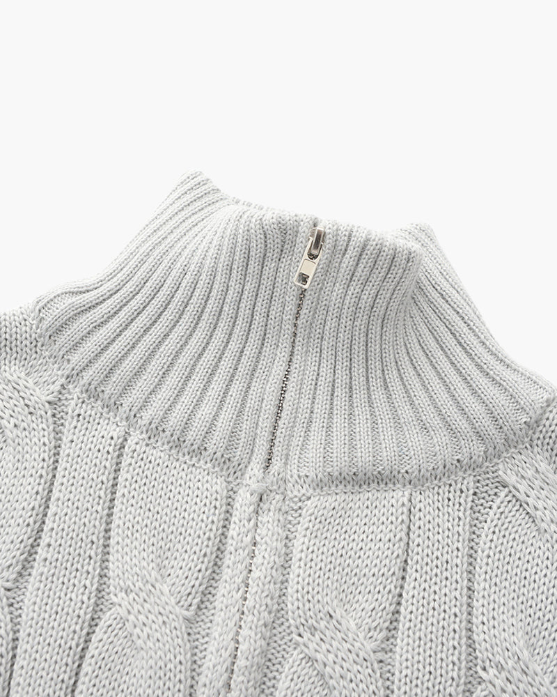 Jersey Verbier con medio cremallera