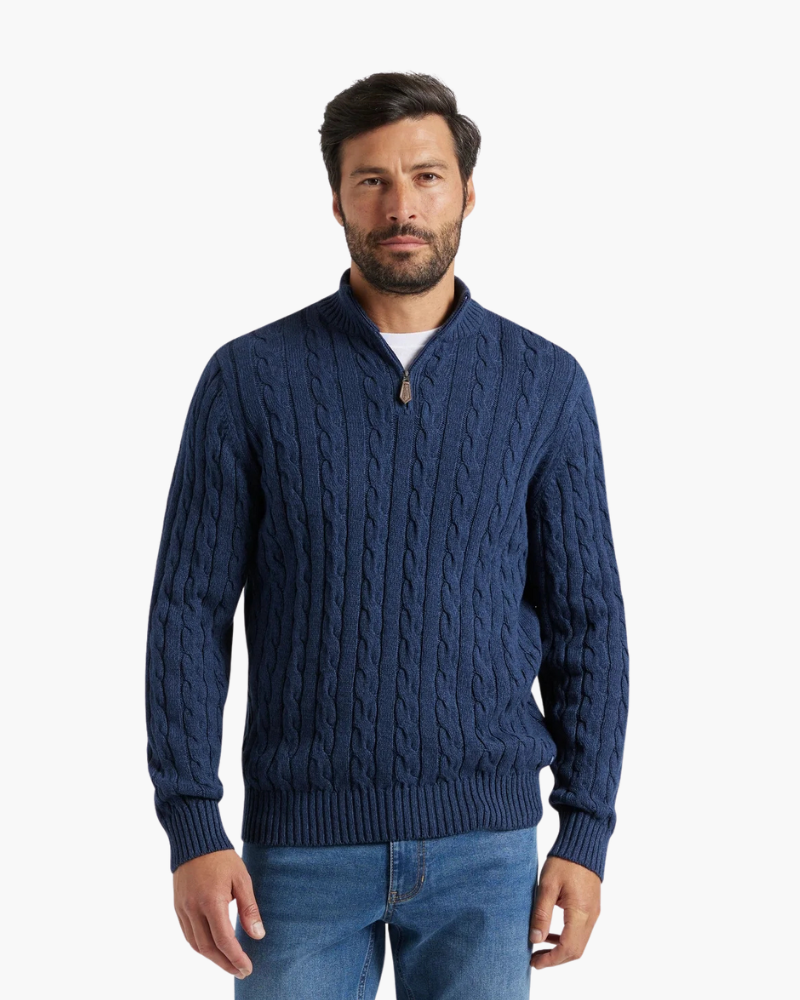 Jersey Verbier con medio cremallera