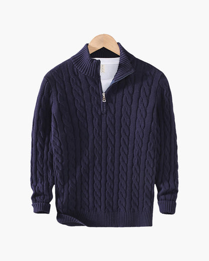 Jersey Verbier con medio cremallera