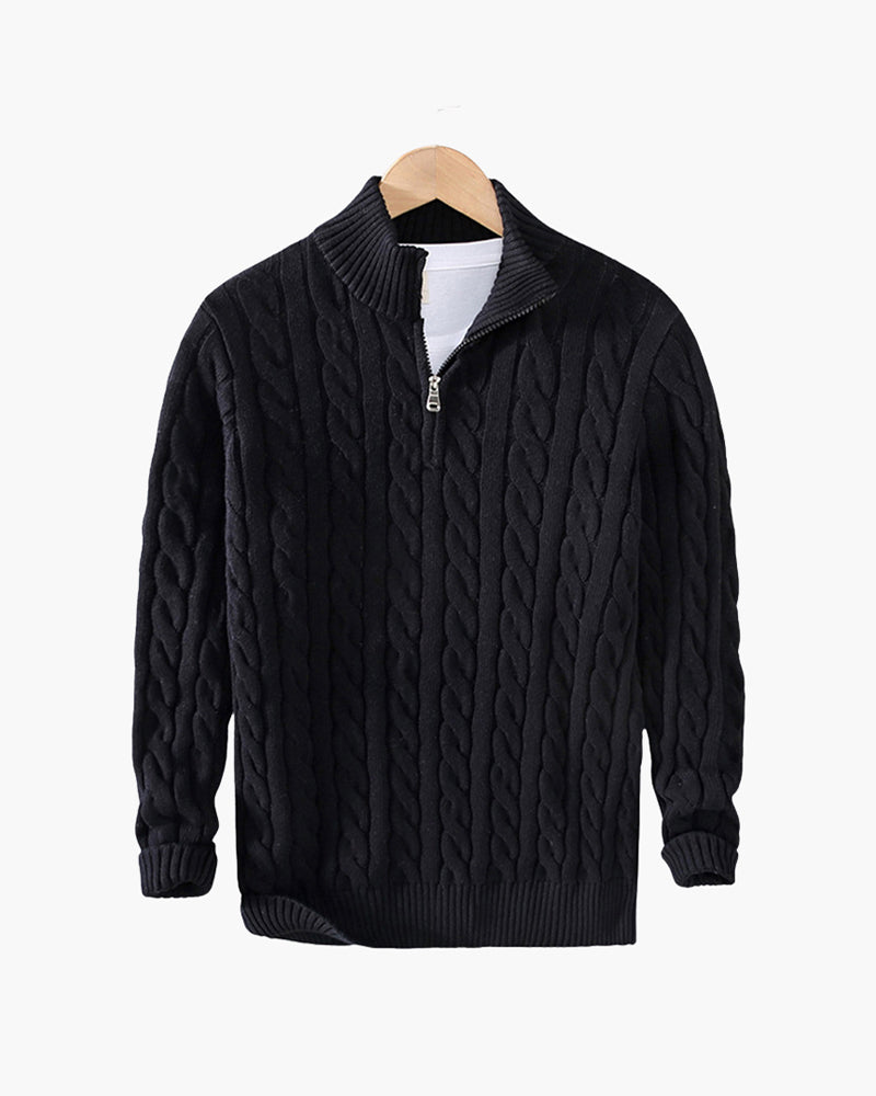 Jersey Verbier con medio cremallera
